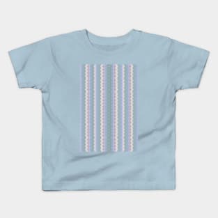 Pretty Pastel Stripes Kids T-Shirt